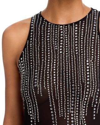 Alice and Olivia Pania Embellished Top