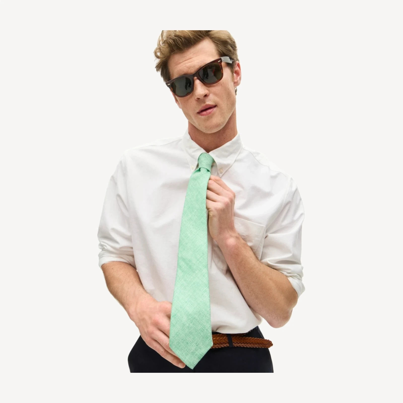 Italian linen tie