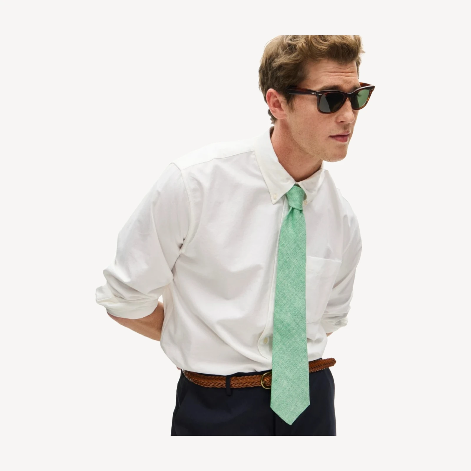 Italian linen tie