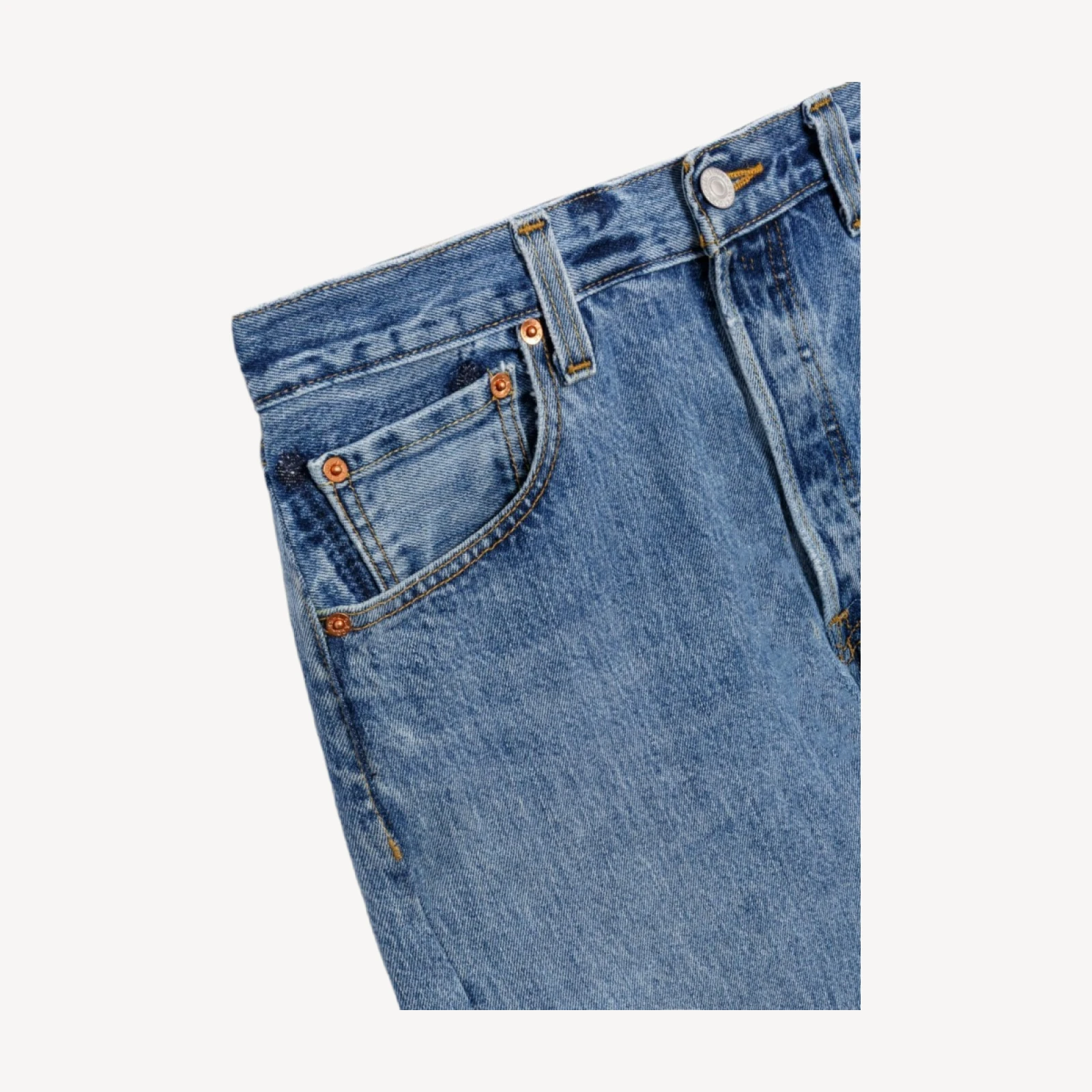 Levi's Mid Rise Slim Straight - Indigo
