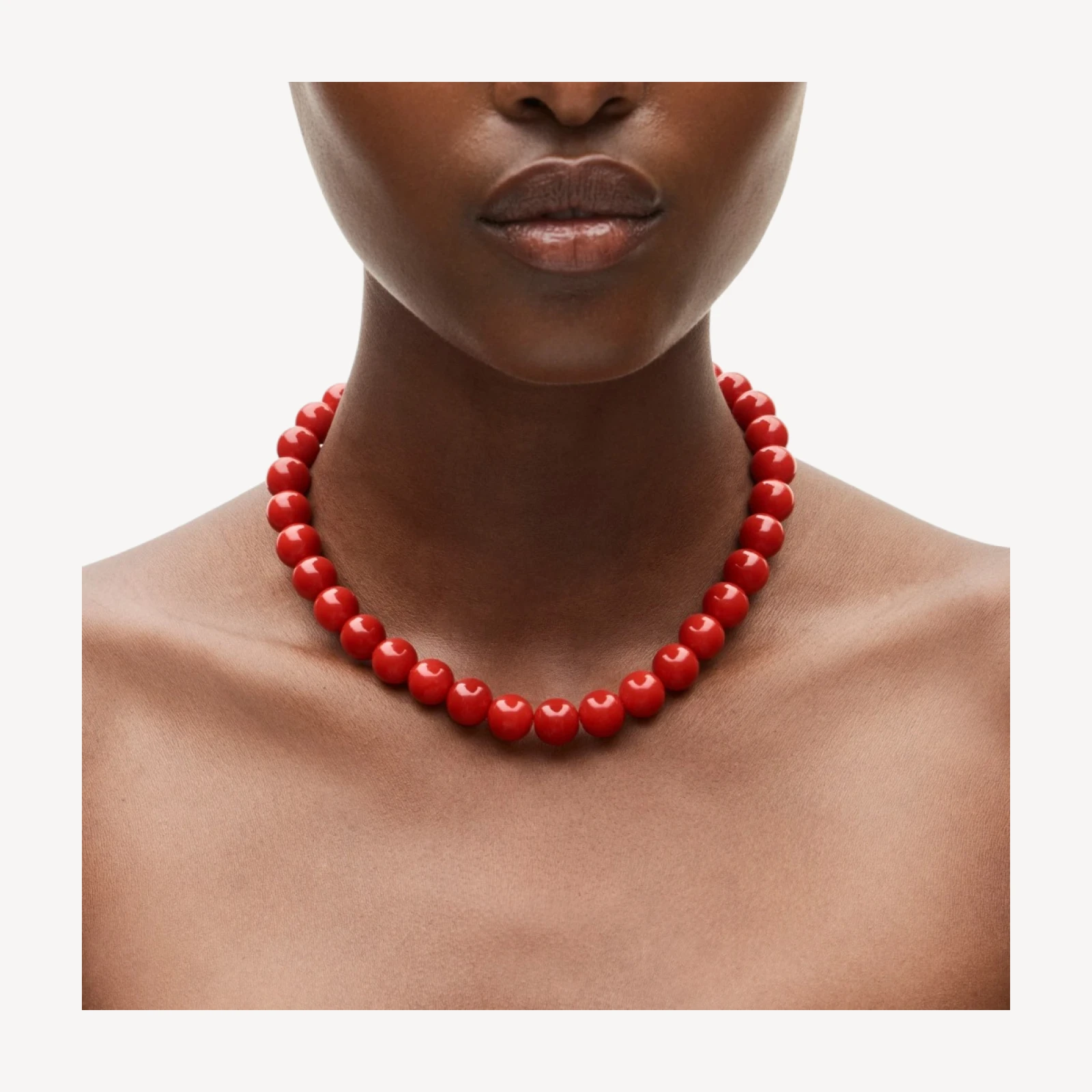 Chunky beaded necklace