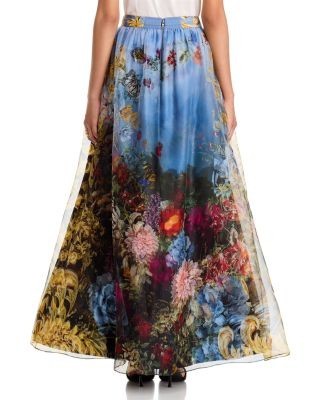 Alice and Olivia Dixie Silk Ballgown Chiffon Skirt