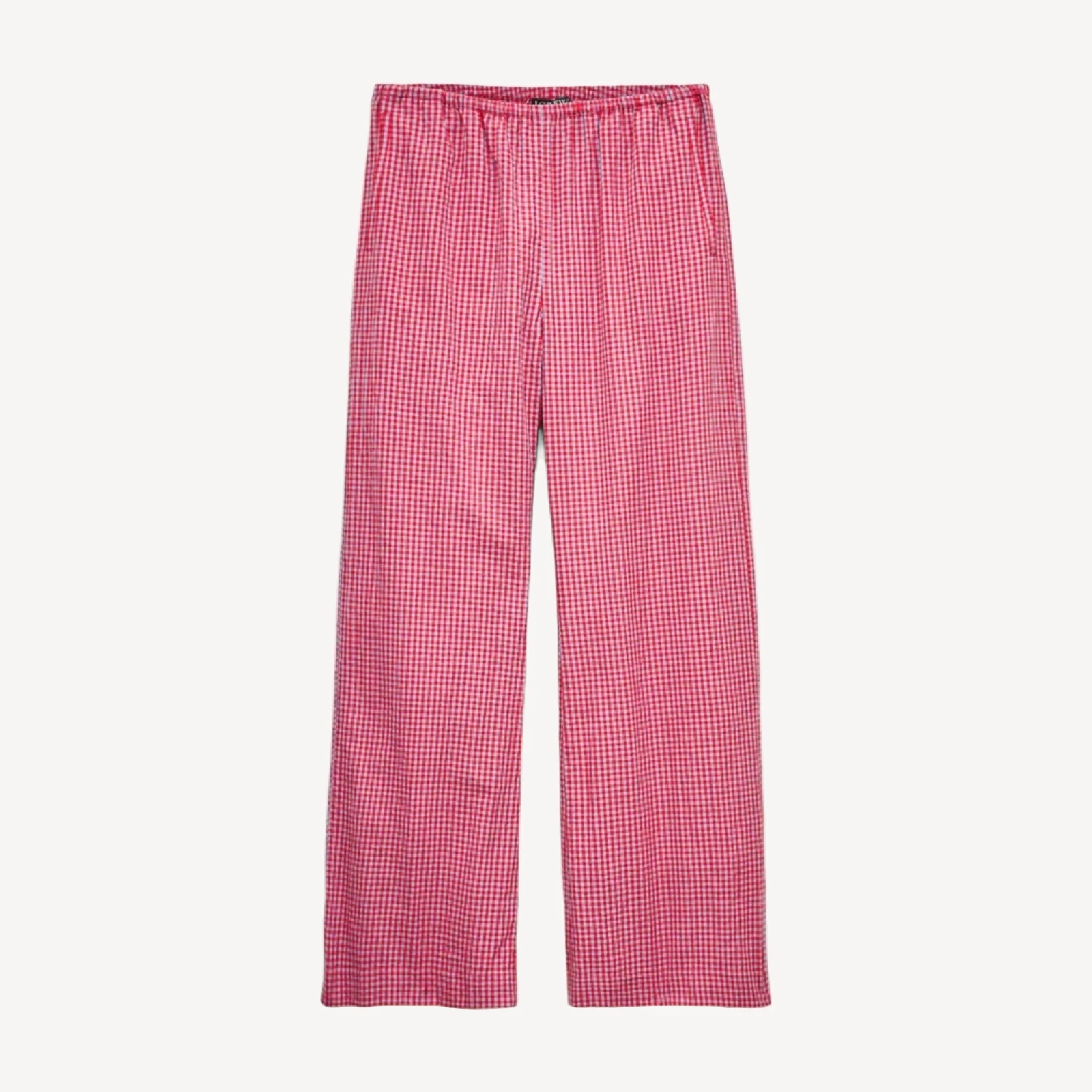 Cosmo pant in gingham seersucker