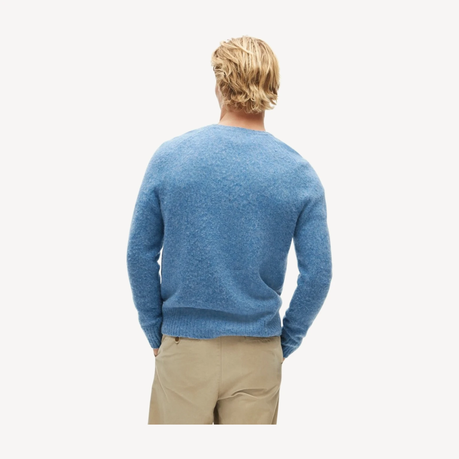 '47 x J.Crew brushed wool UCLA sweater