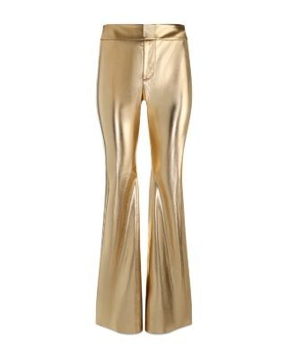 Alice and Olivia Andrew Faux Leather Flared Pants