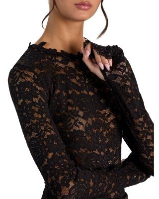 Alice and Olivia Taeyn Lace Bodysuit