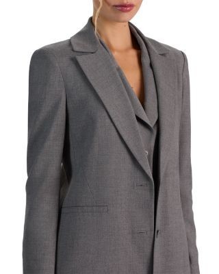 Alice and Olivia Irvin Slim Maxi Blazer