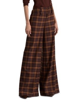 Alice and Olivia Olivia Low Rise Wide Leg Flare Pants