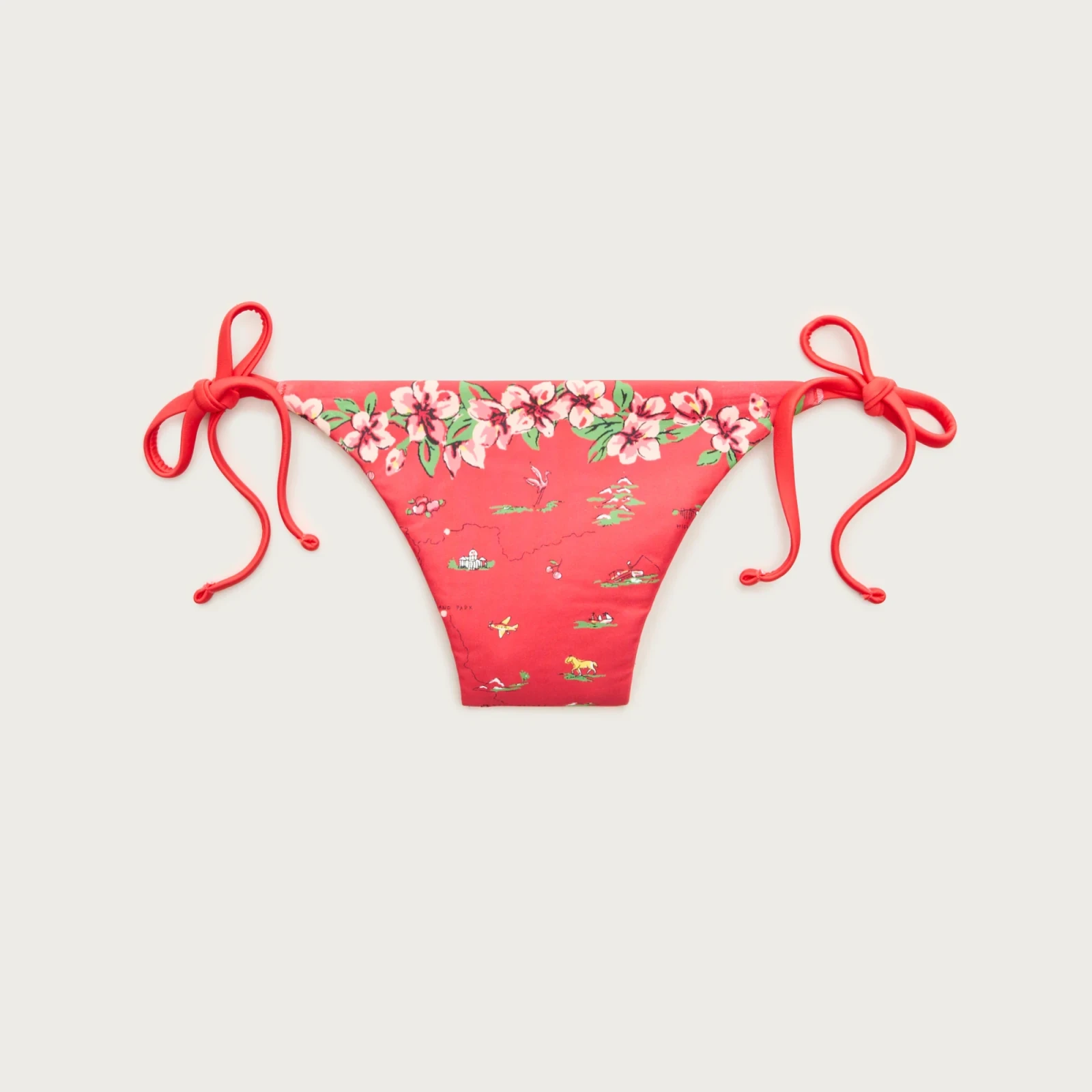 String bikini bottom in map-print Classic Sculpt™
