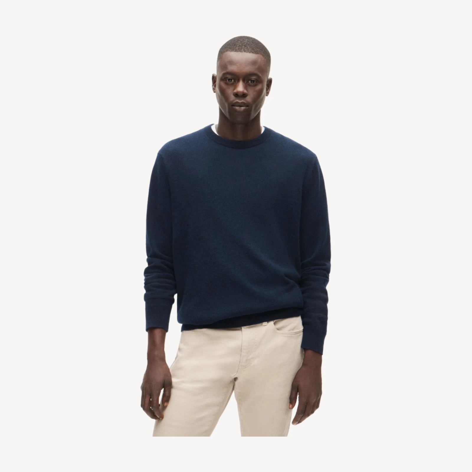 Cashmere crewneck sweater