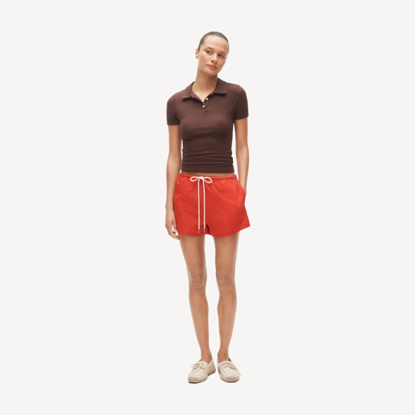 Lightweight short-sleeve polo shirt