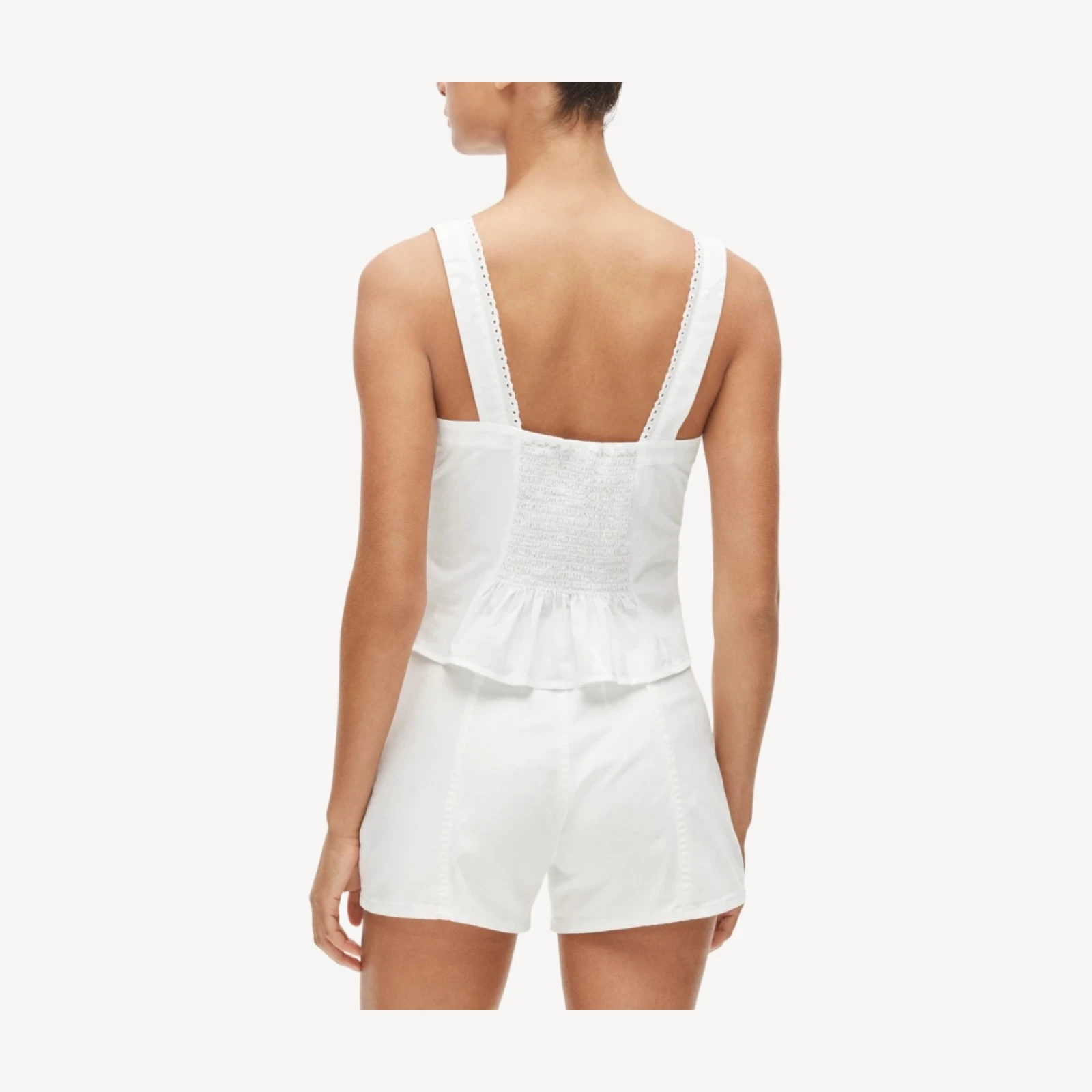 Pintuck tank top