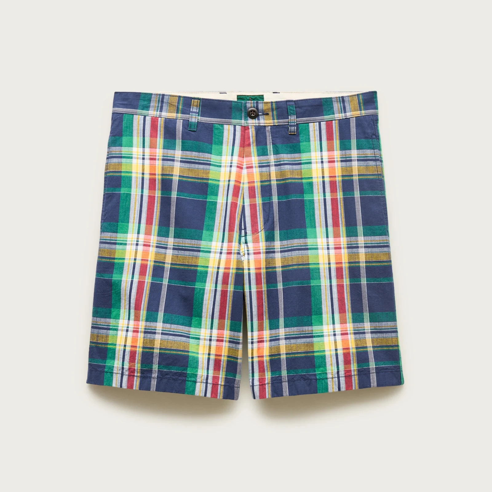 8" Relaxed short in Indian madras