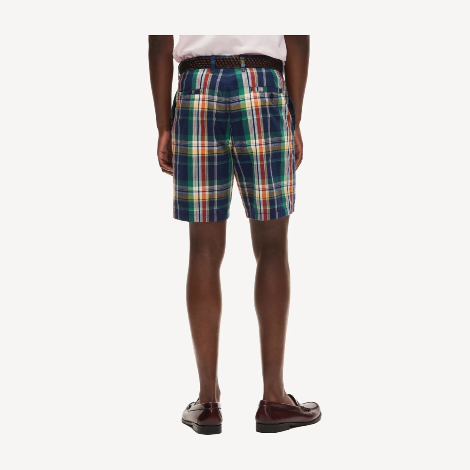 8" Relaxed short in Indian madras