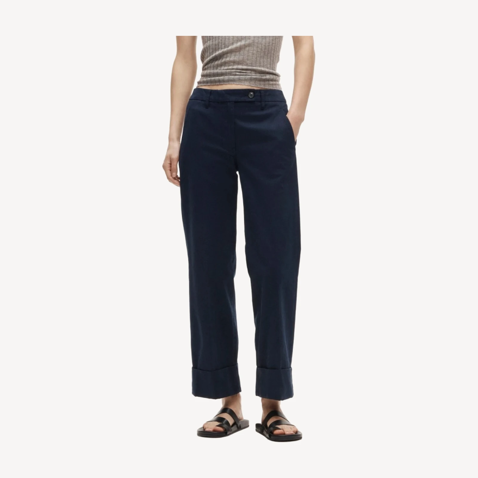 Cuffed chino pant