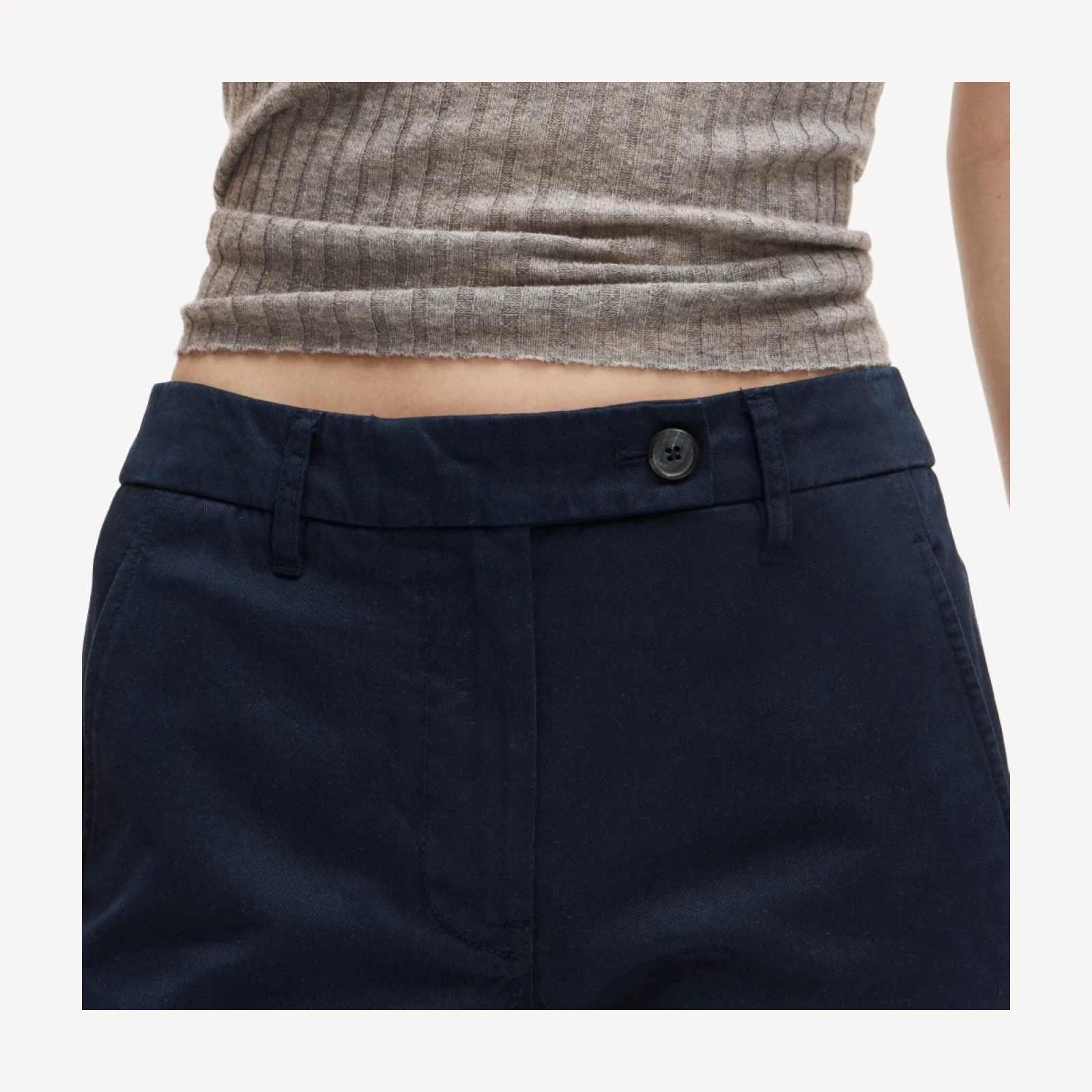 Cuffed chino pant