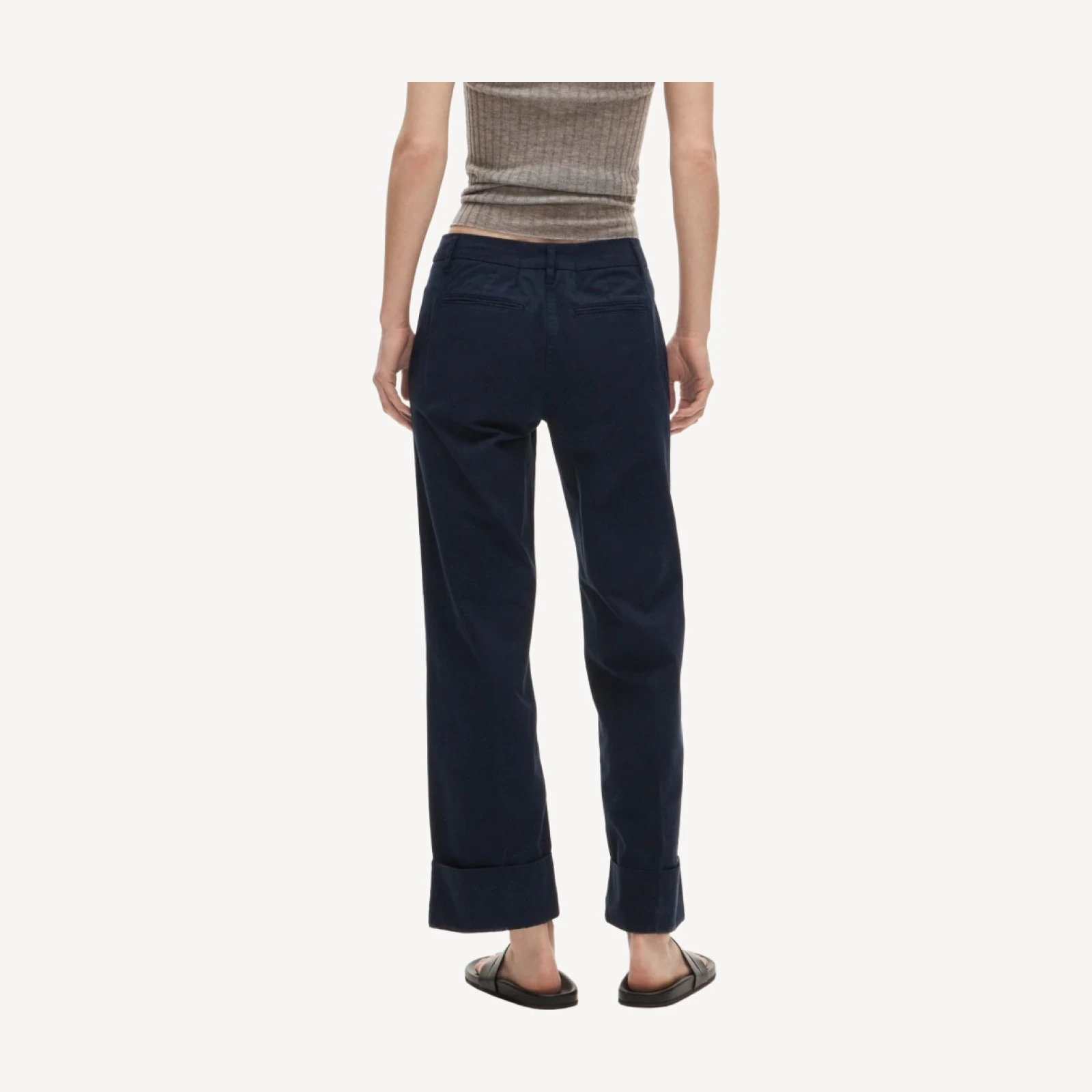 Cuffed chino pant