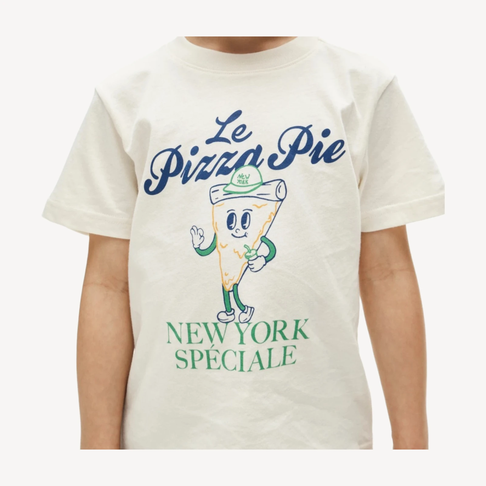 Kids' short-sleeve "Le pizza" graphic T-shirt