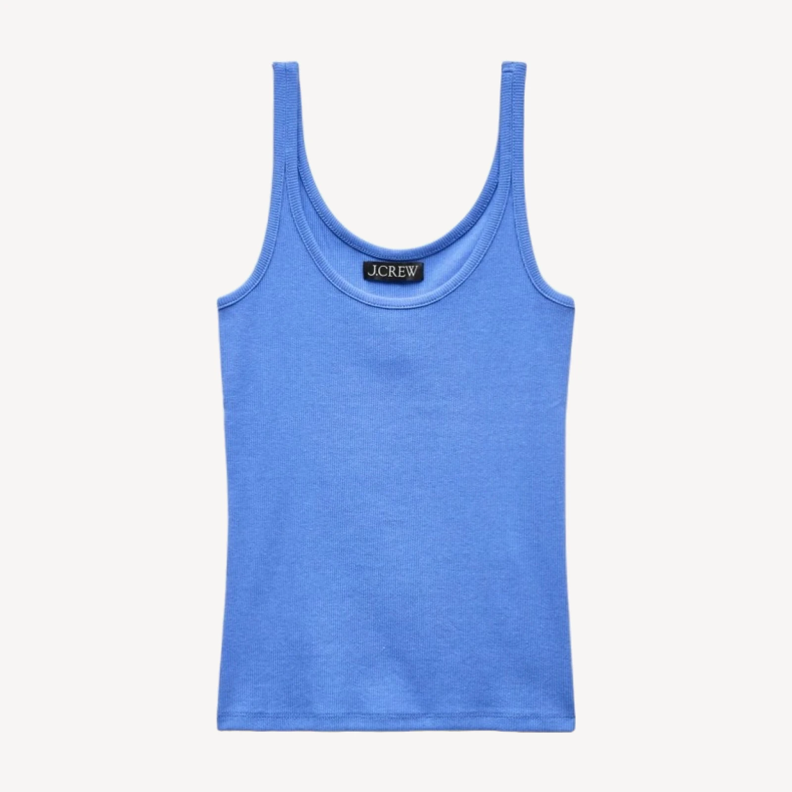Perfect rib scoopneck tank top