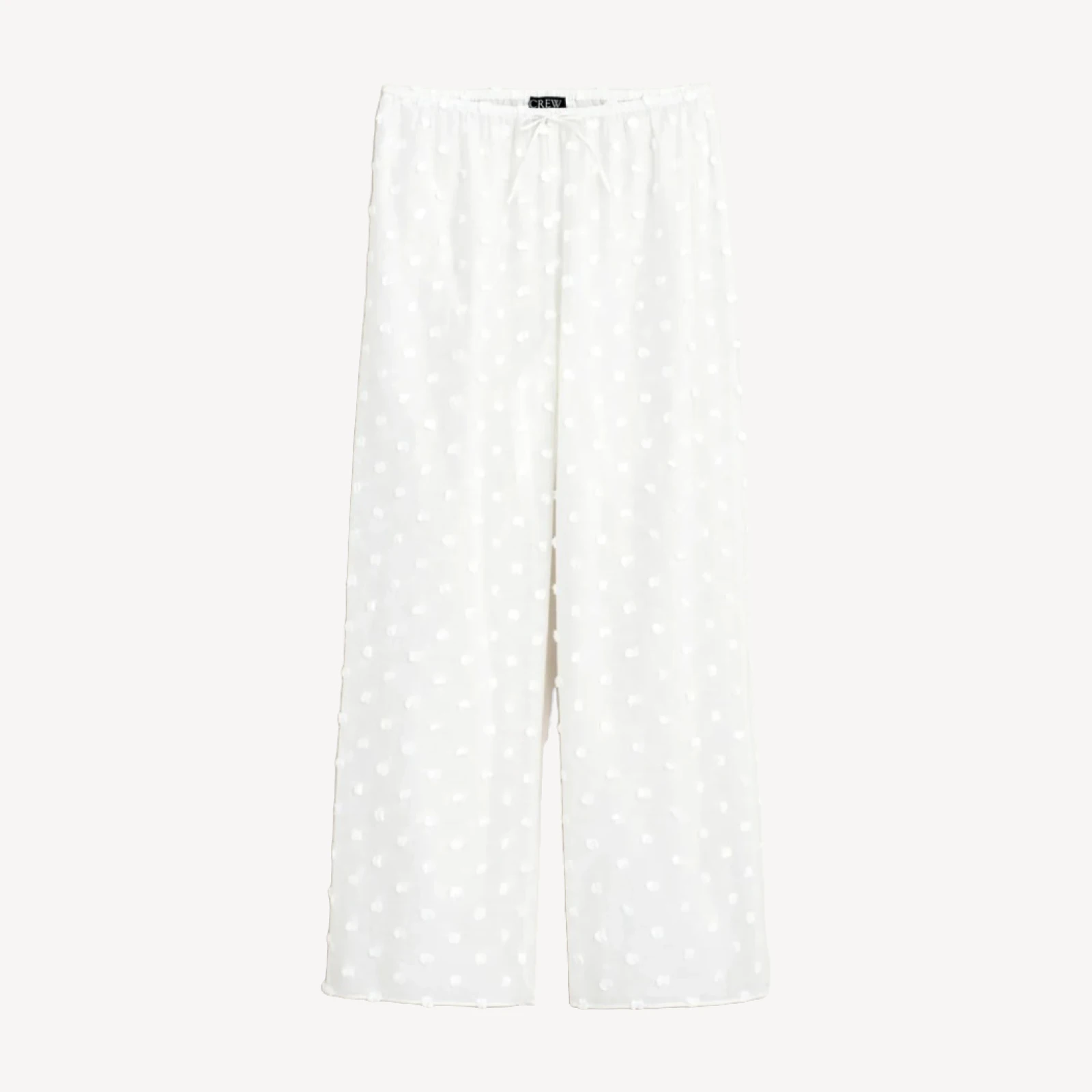 Beach pant with pom-poms
