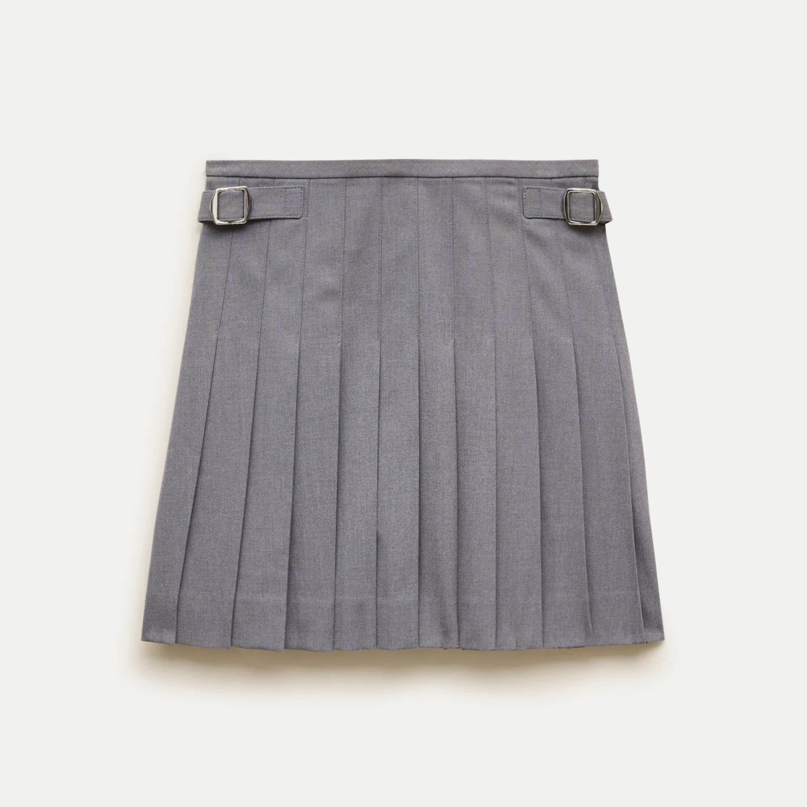 Ivy mini skirt in Gramercy suiting