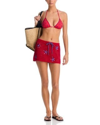 Staud Zya Mini Skirt Swim Cover-Up