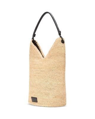 Staud Lani Large Raffia Bucket Bag