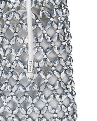 Staud Karla Crystal Beaded Bucket Bag