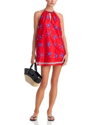 Staud Dani Mini Dress Swim Cover-Up