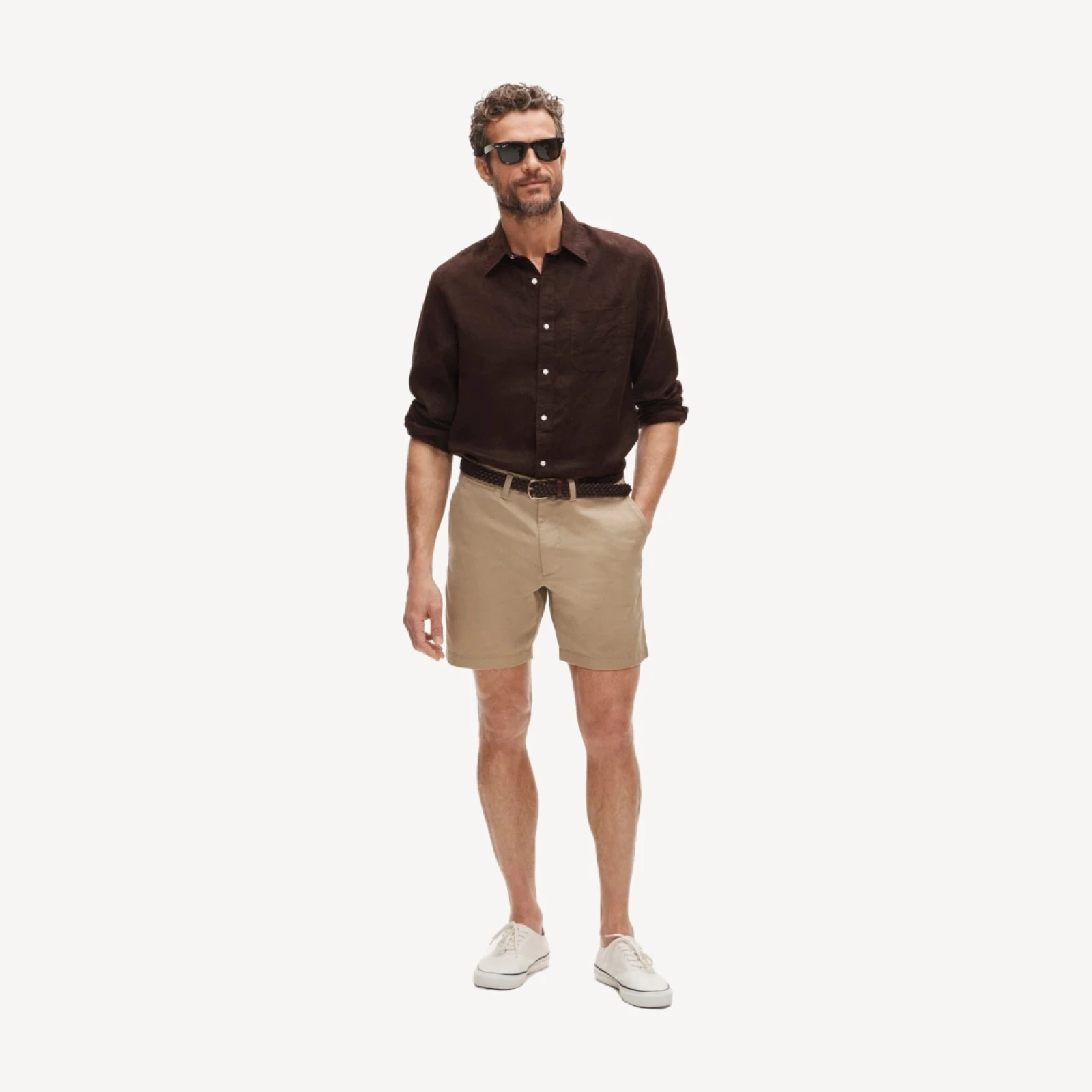 7" Harbor stretch chino short