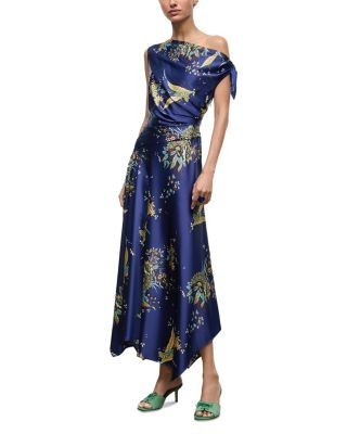 Staud Portia Silk Blend Dress