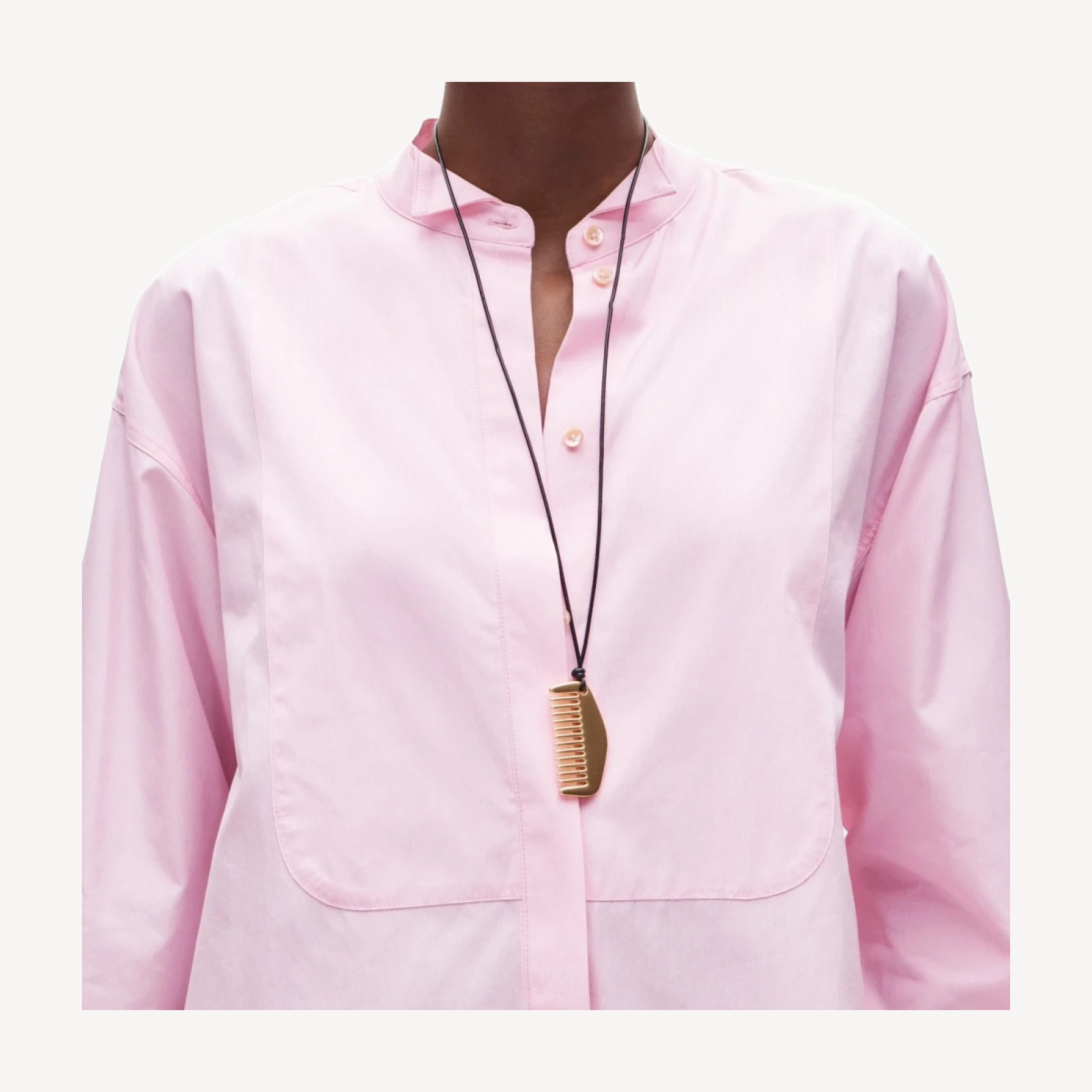 Comb pendant necklace
