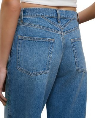 Staud Dean High Rise Straight Jeans in Archive