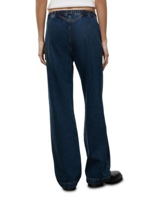 Staud Noah Mid Rise Low Slung Jeans in Heritage