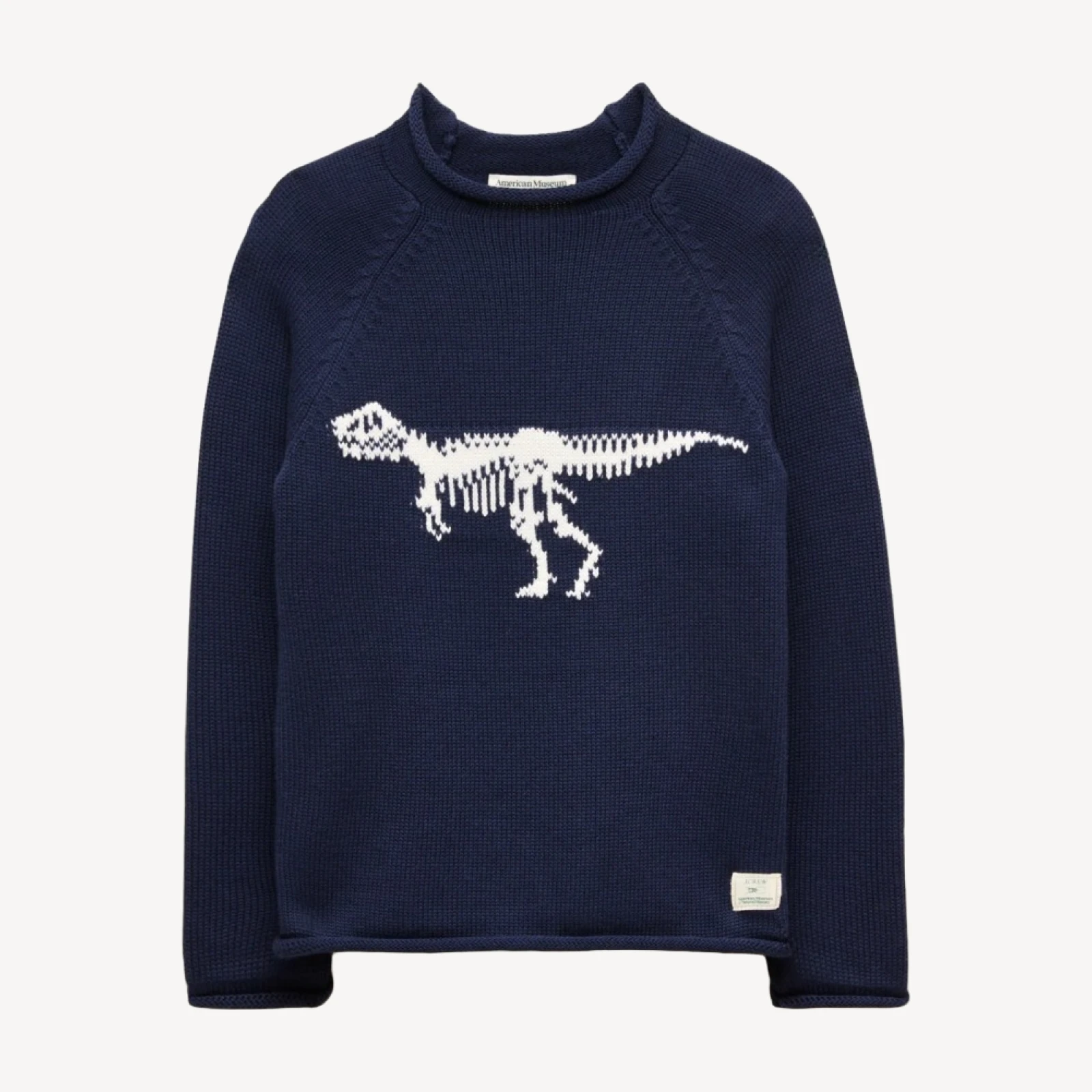 American Museum of Natural History for J.Crew kids' dinosaur intarsia Rollneck™ sweater