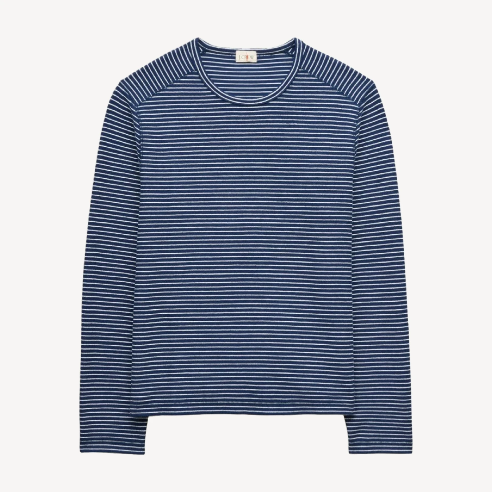 Summit thermal-knit crewneck in stripe
