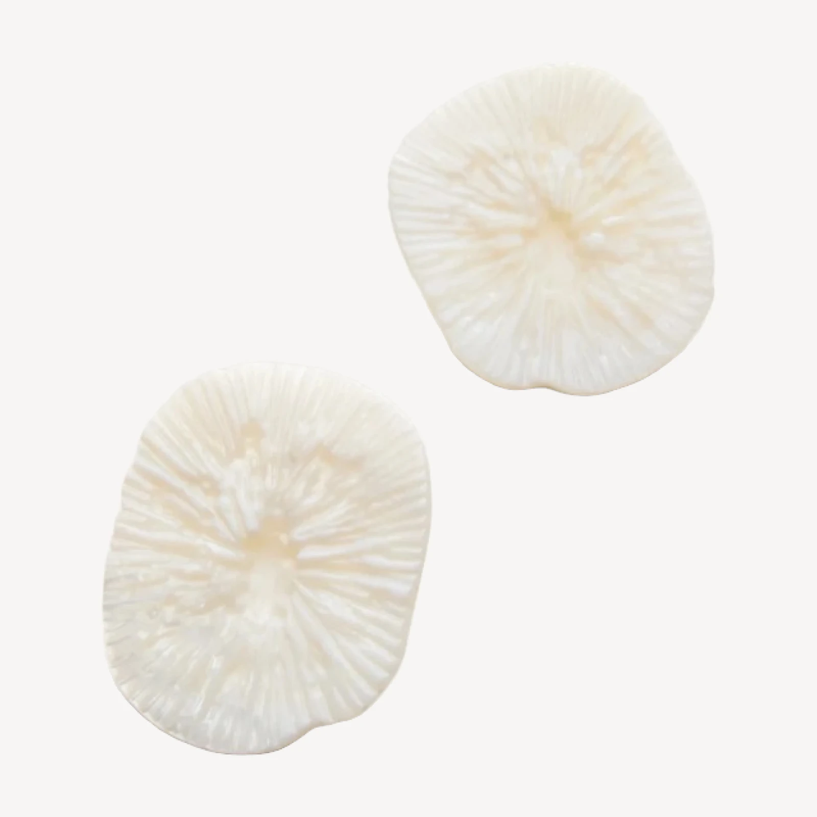 Limited-edition Zycloom X J.Crew shell stud earrings