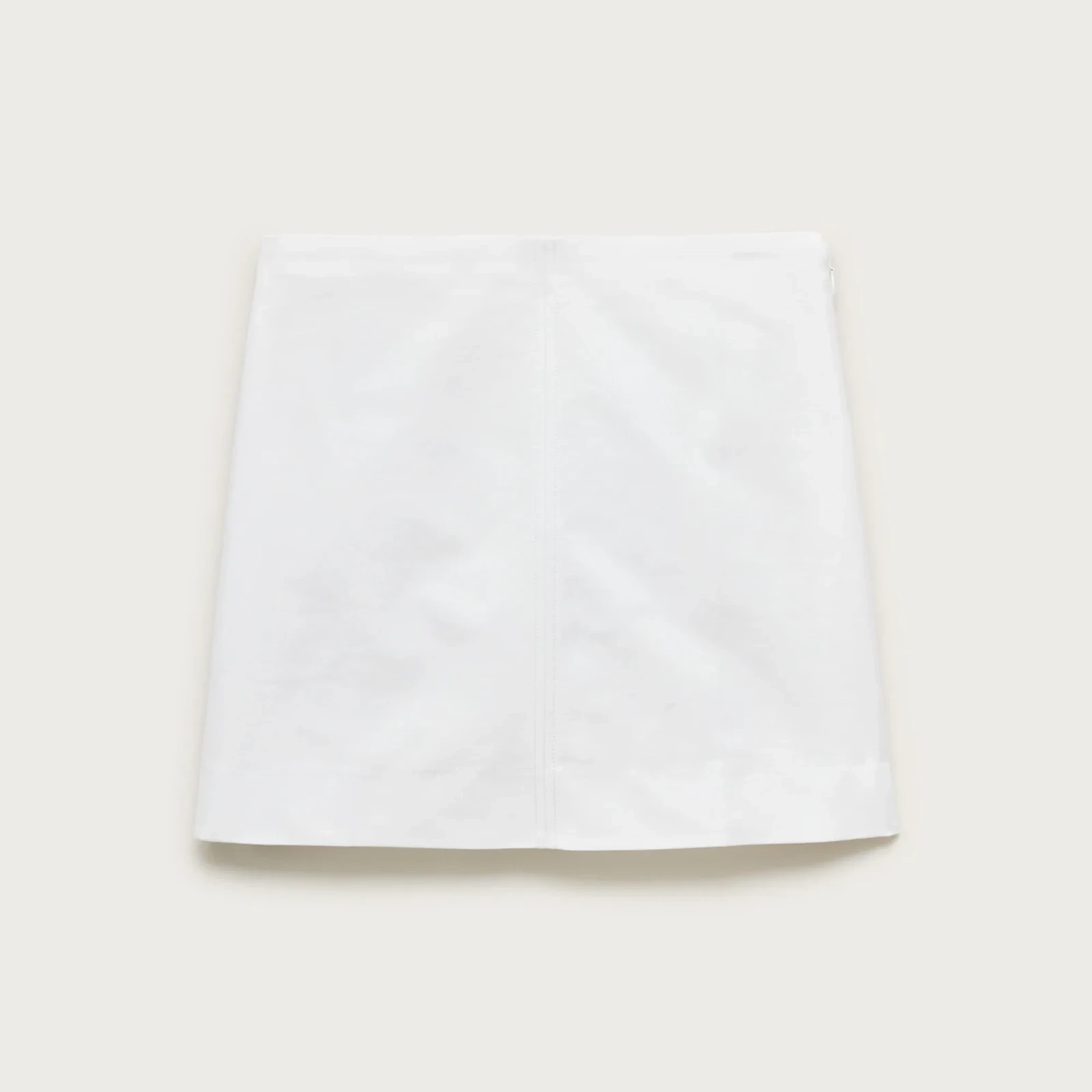 Fairfax mini skirt in double cotton poplin