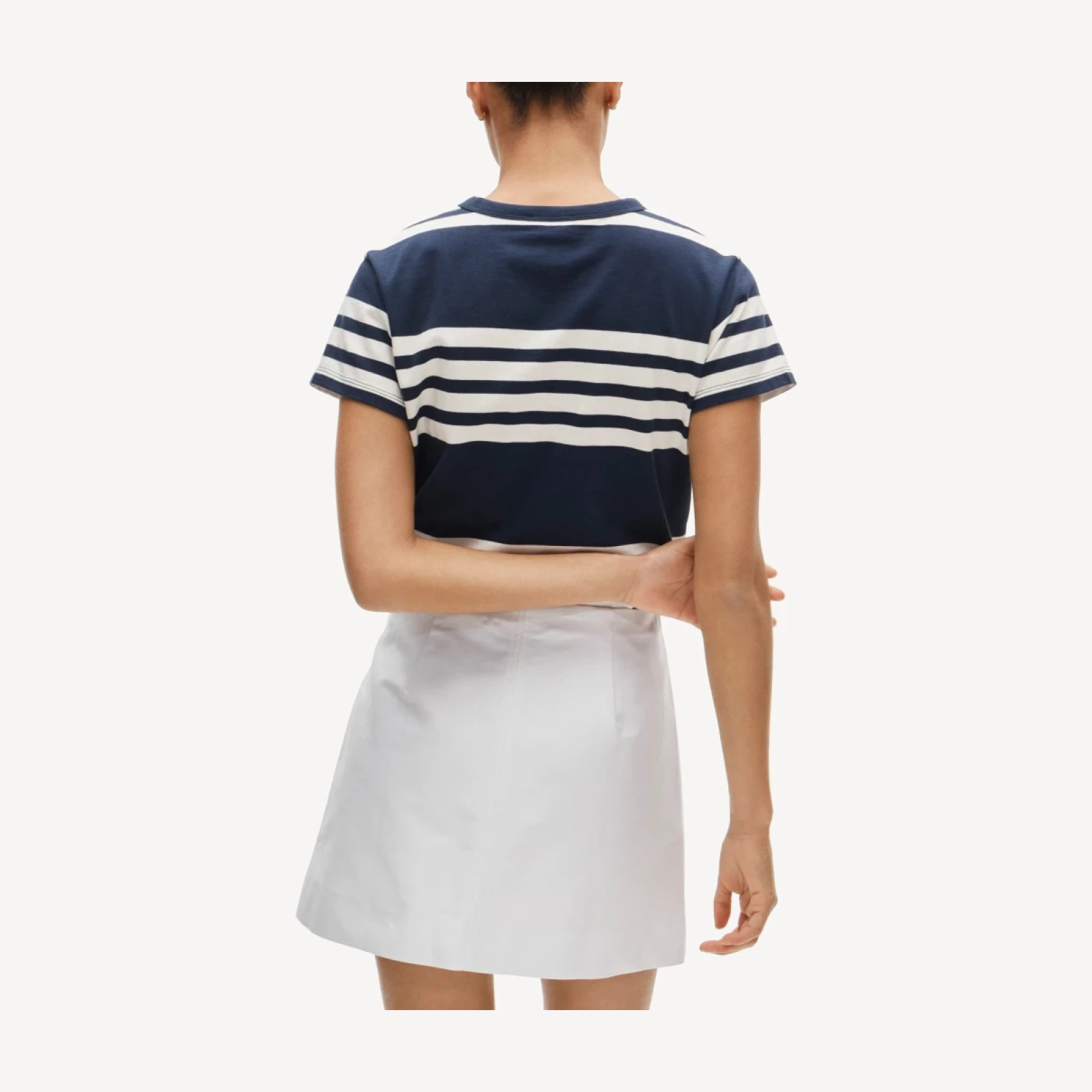 Fairfax mini skirt in double cotton poplin