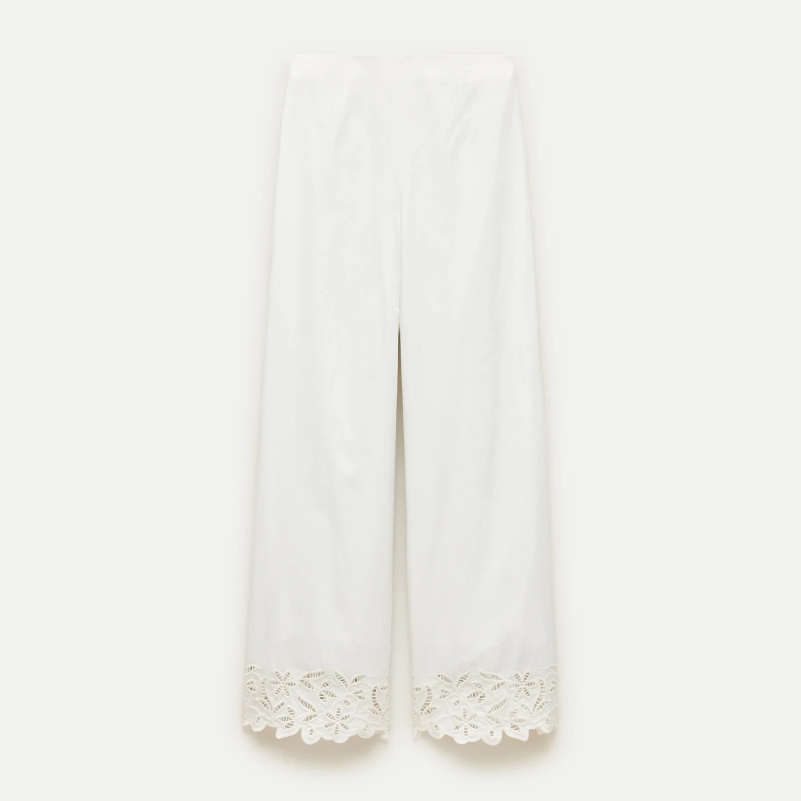 Rori embroidered-hem pant
