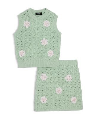 Aqua Girls' Floral Vest Top, Big Kid - Exclusive