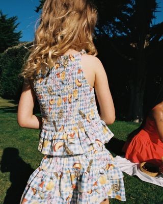 Aqua x Lisa Says Gah! Girls' Tiered Skirt, Big Kid - Exclusive