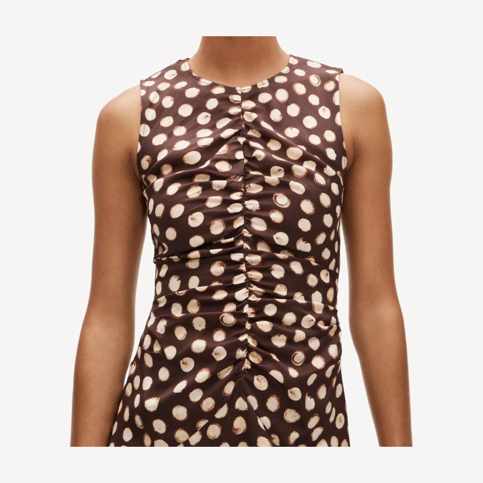 Veranda dress in dot print