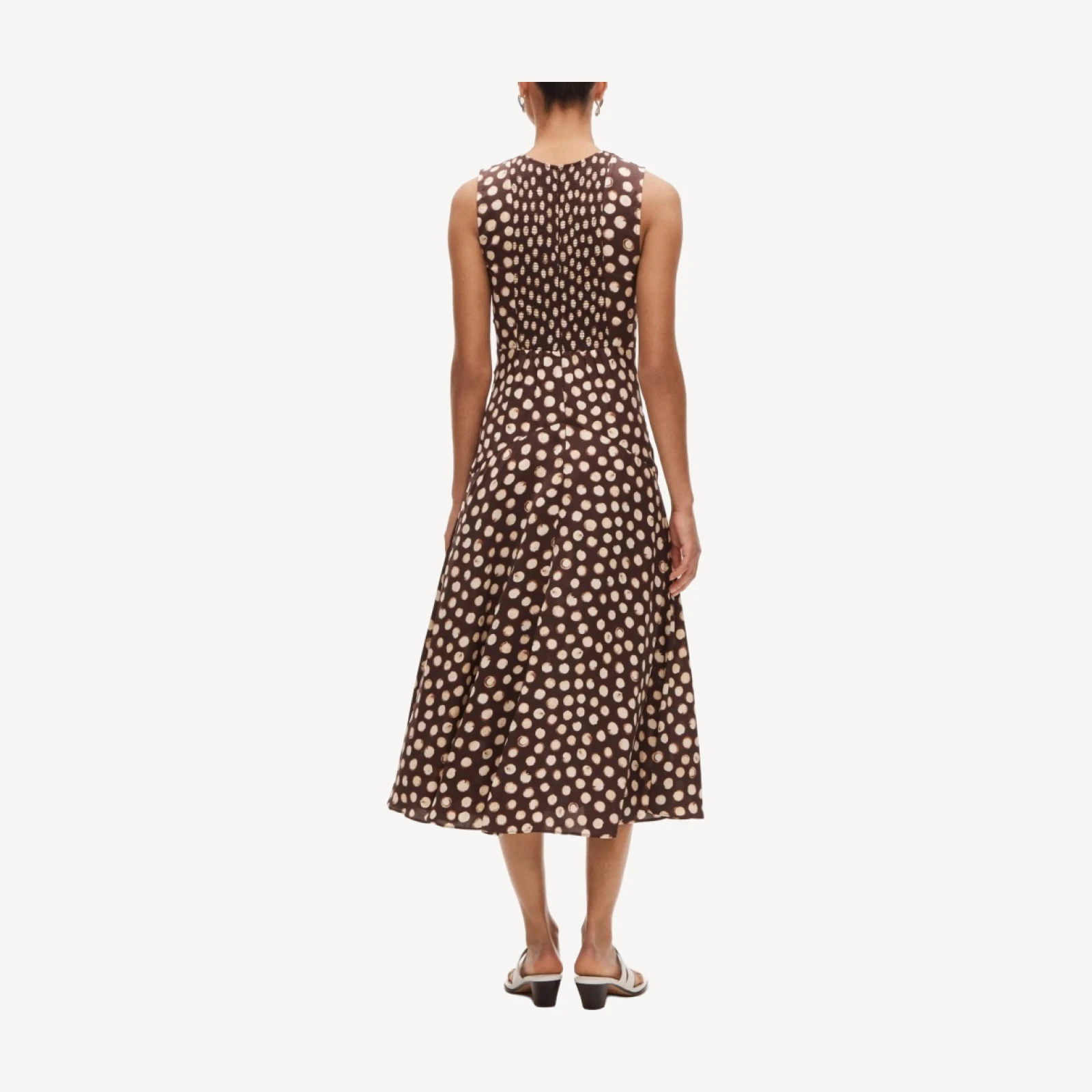 Veranda dress in dot print