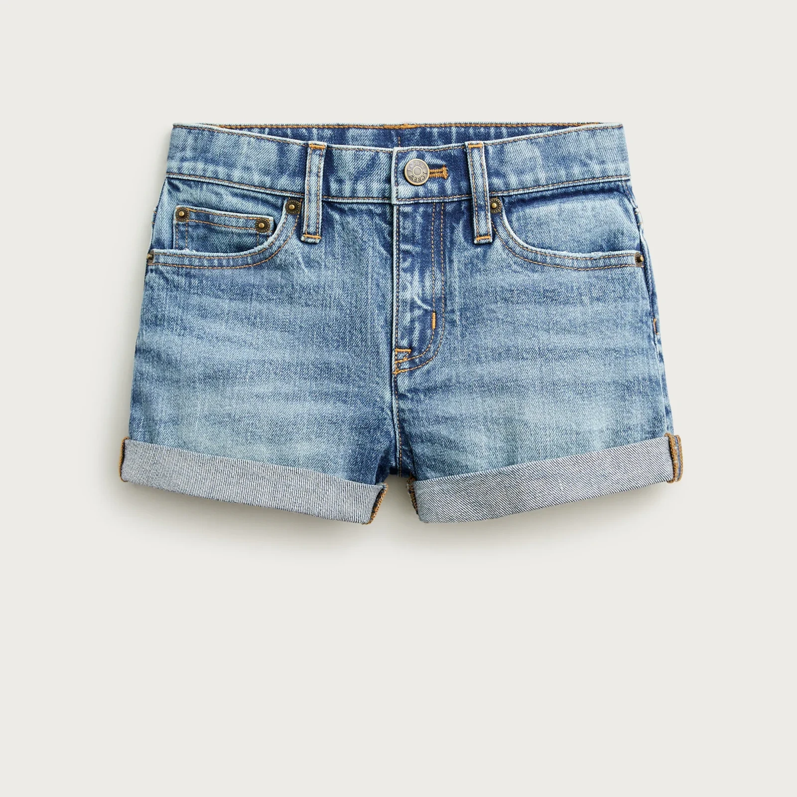 Girls' island denim short