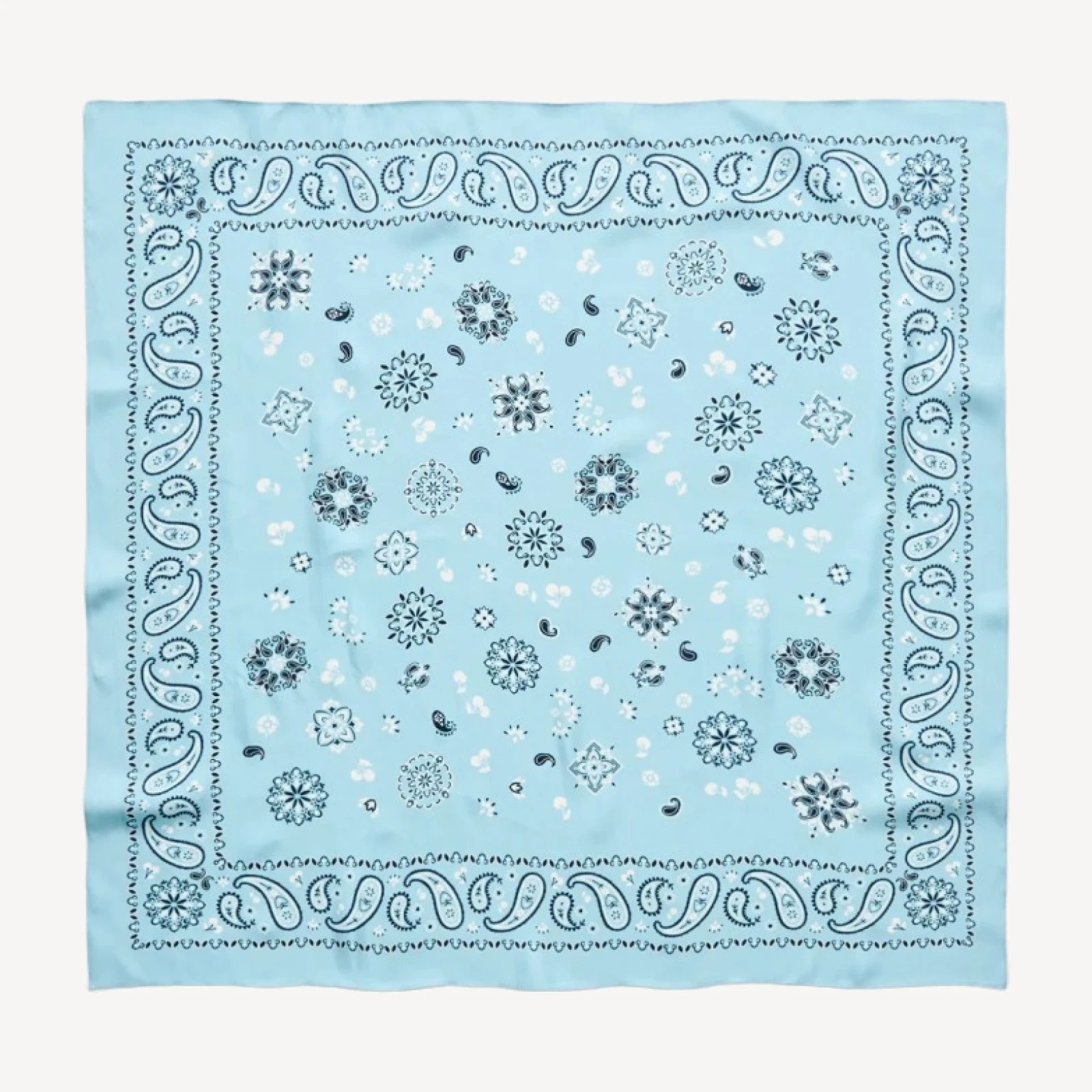 Oversized silk bandana