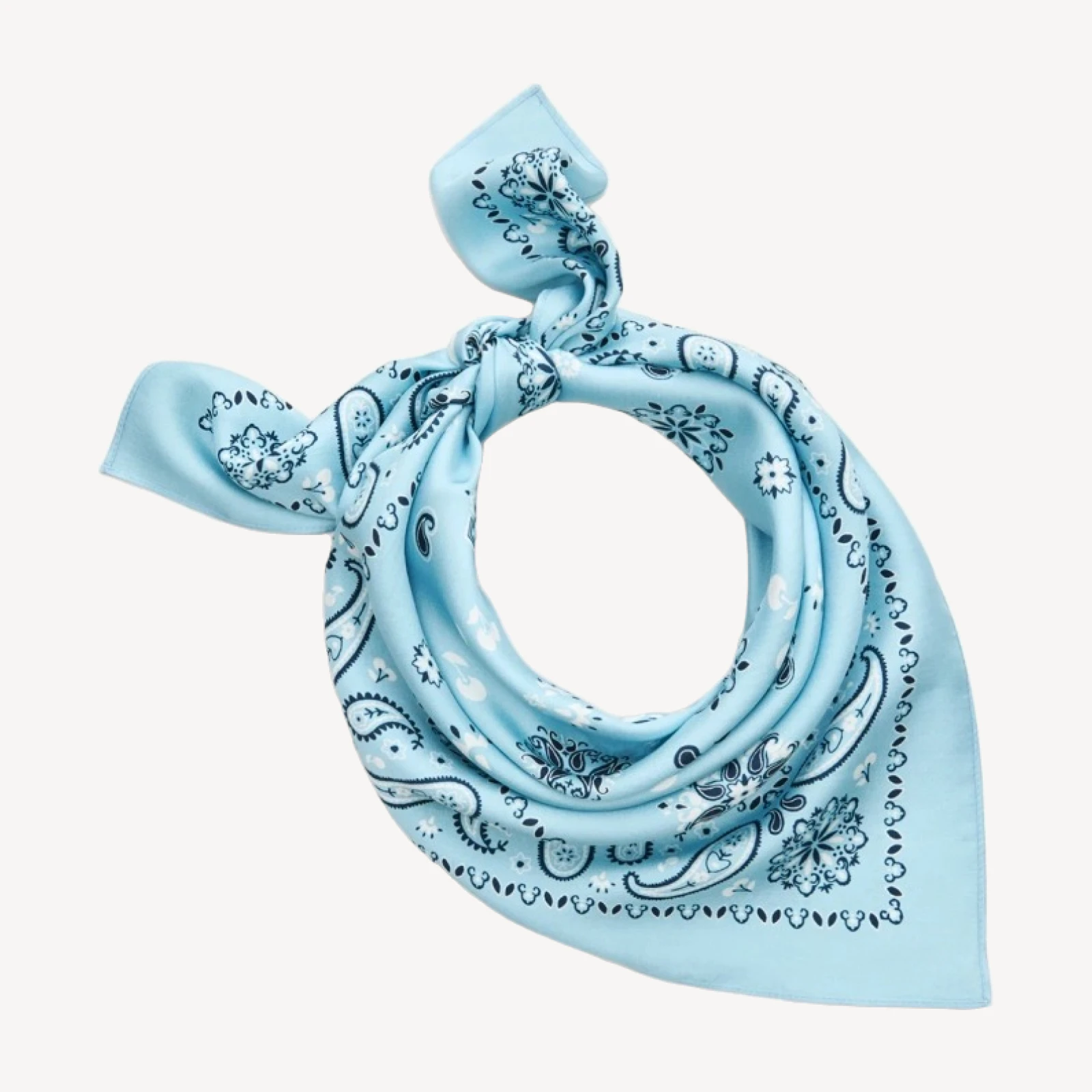 Oversized silk bandana