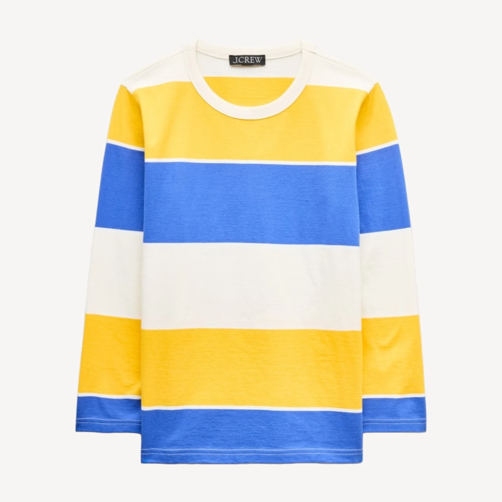 Boyfriend jersey ballet-sleeve top in stripe