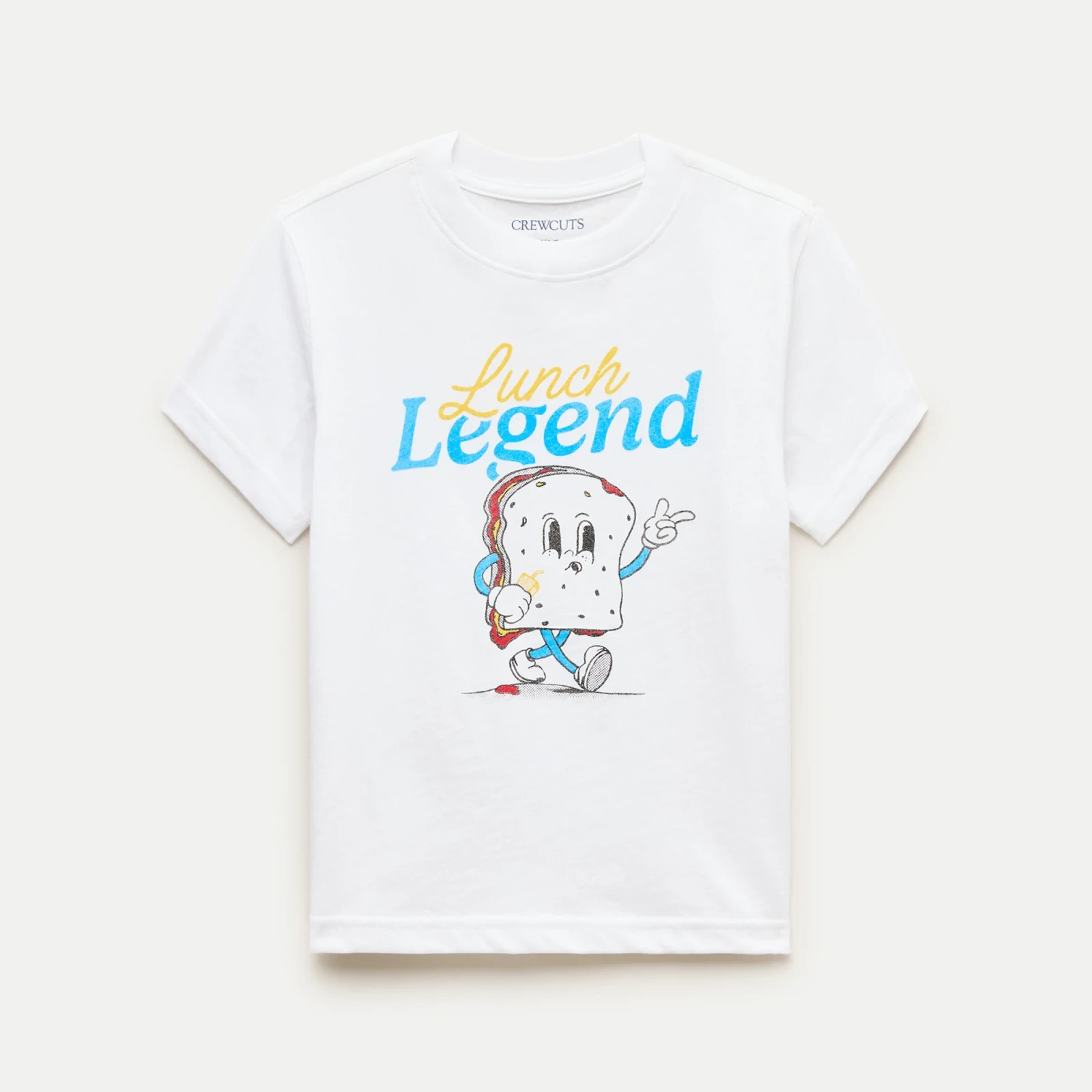 Kids' short-sleeve "Lunch legend" graphic T-shirt