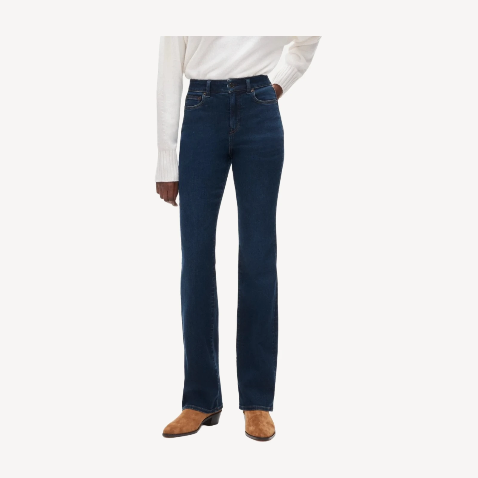 Bootcut jean in super-stretch